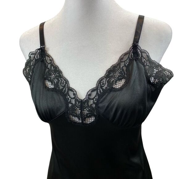 Vintage Body Lite Black Full Slip Size 34/12‎ - Picture 6 of 15